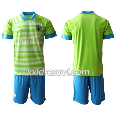 Seattle Sounders Domaći Dječji Komplet Dresovi za Nogomet 2020-2021 (+ kratke hlače)